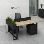 وحدة عمل ثنائيه مكاتب عمل مودرن