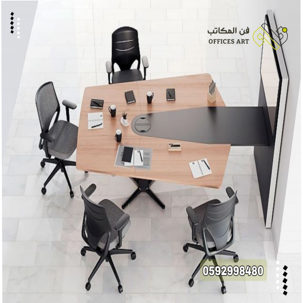 مصنع فن المكاتب للأثاث المكتبي صناعة الاثاث المكتبي في السعودية طاولات المكتب طاولات مكتبيه طاولات الجتماعات