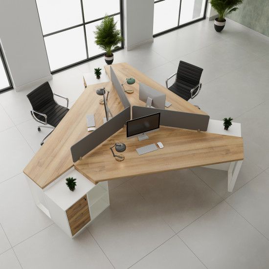 الرئيسية 12 وحدة عمل مكتبي ثلاثية مودرن بارتشن مكتبي اثاث مكتبي الرياض